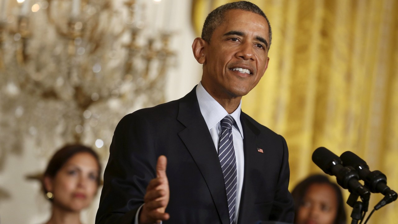 O presidente Barack Obama, em anúncio sobre redução das emissões de carbono