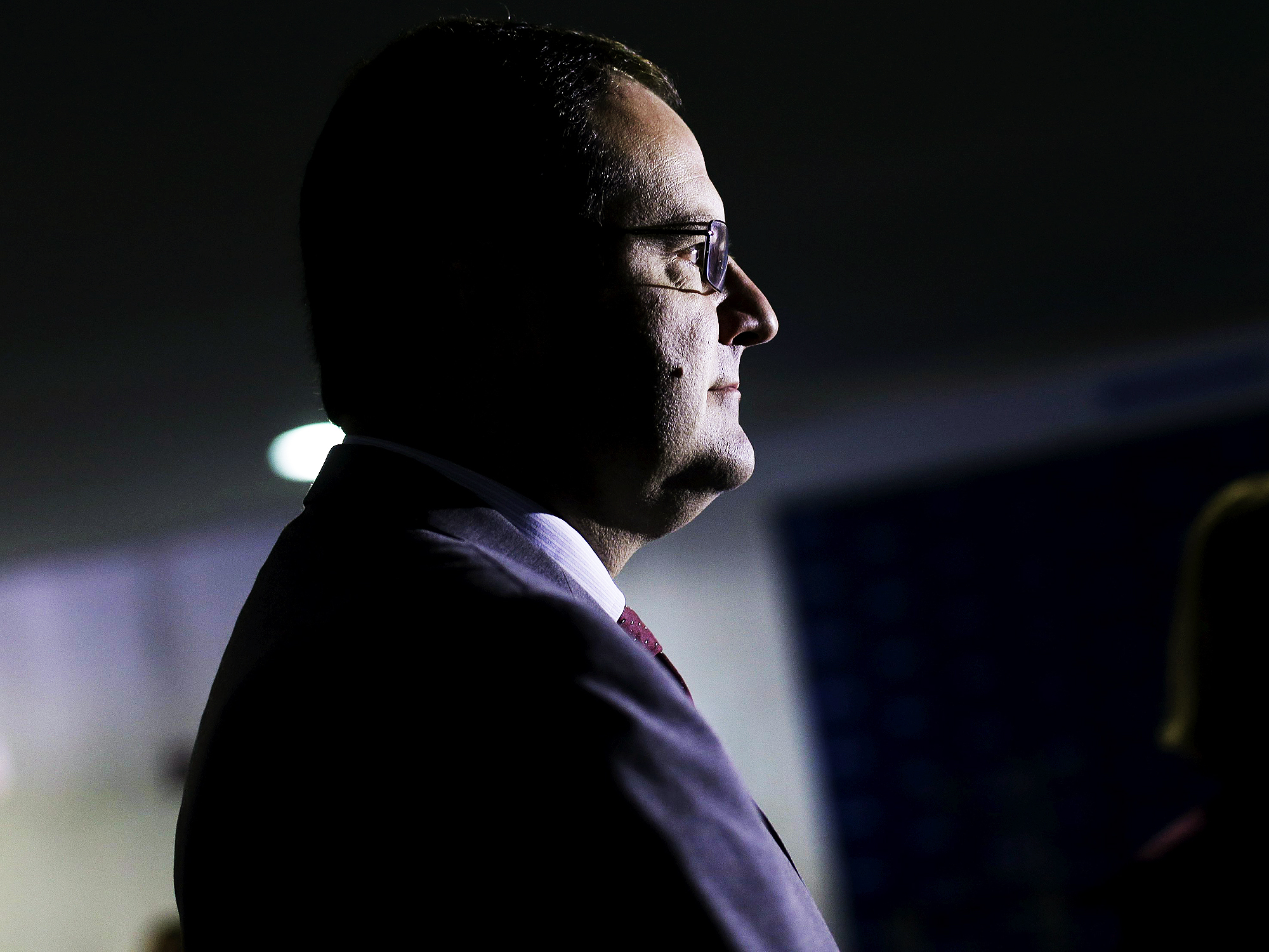 Ministro do Planejamento, Nelson Barbosa, após reunião no Senado. 25/8/2015