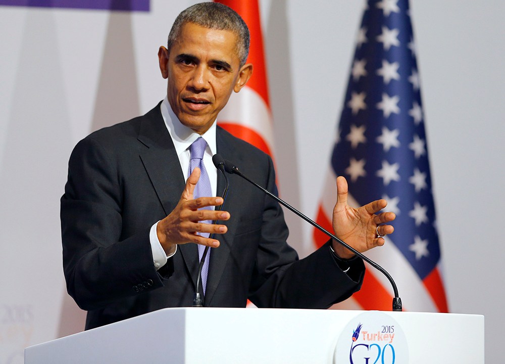 Obama durante reunião do G20