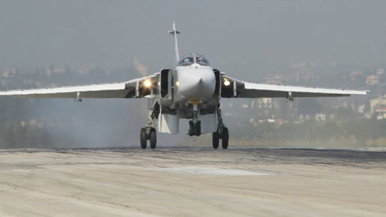 Caça Su-24, das Forças Aéreas da Rússia: avião foi derrubado pela Turquia