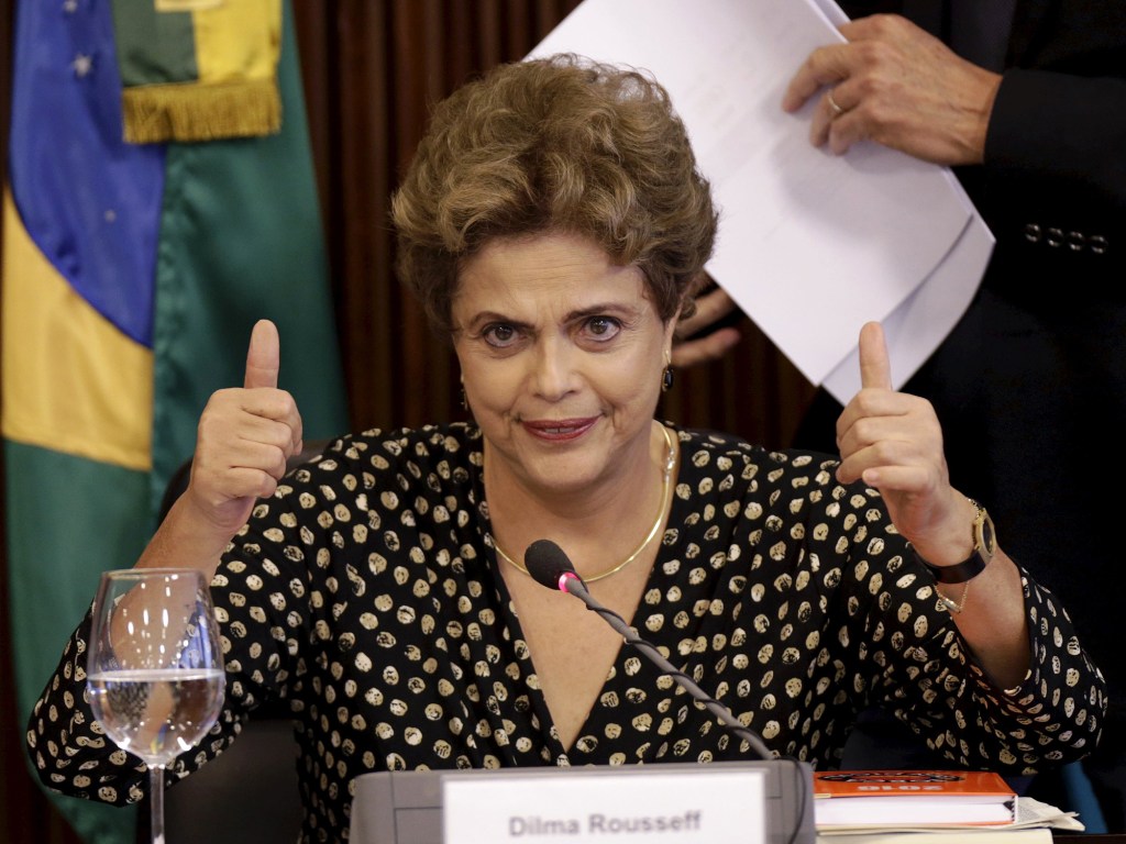 A presidente Dilma Rousseff, em Brasília - 15/12/2015