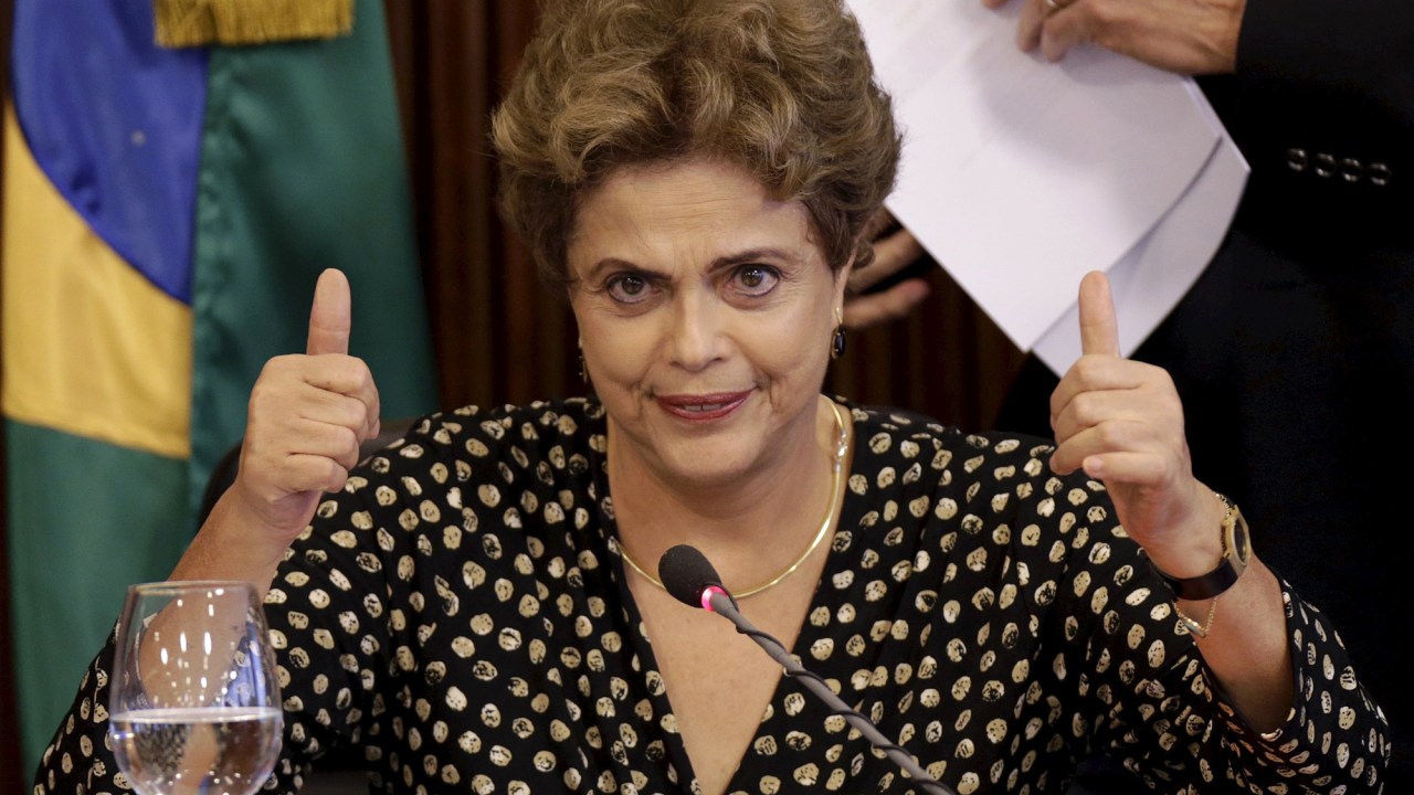 A presidente Dilma Rousseff, em Brasília - 15/12/2015