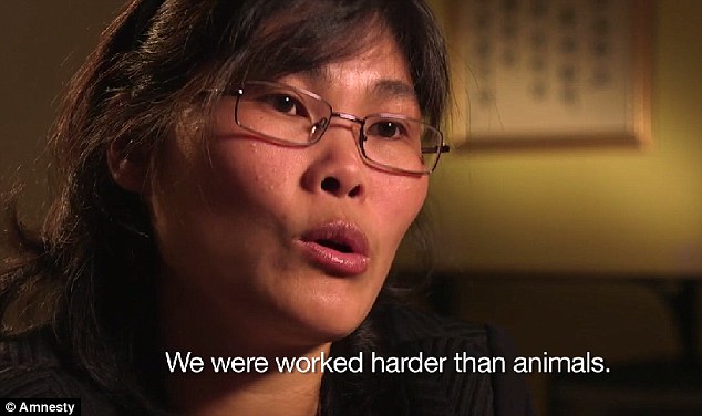 A norte-coreana Ji-hyun Park em vídeo da Anistia Internacional