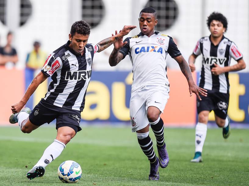 Partida entre Atlético-MG e Corinthians, no Estádio Independência em Belo Horizonte (MG)
