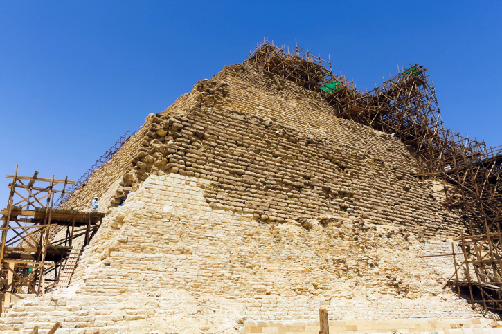 A pirâmide foi construída entre os anos 2686 e 2613 a.C.
