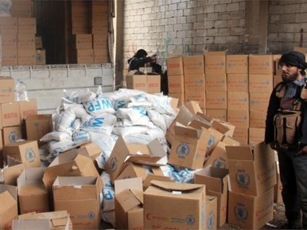 Ajuda humanitária chega à Síria