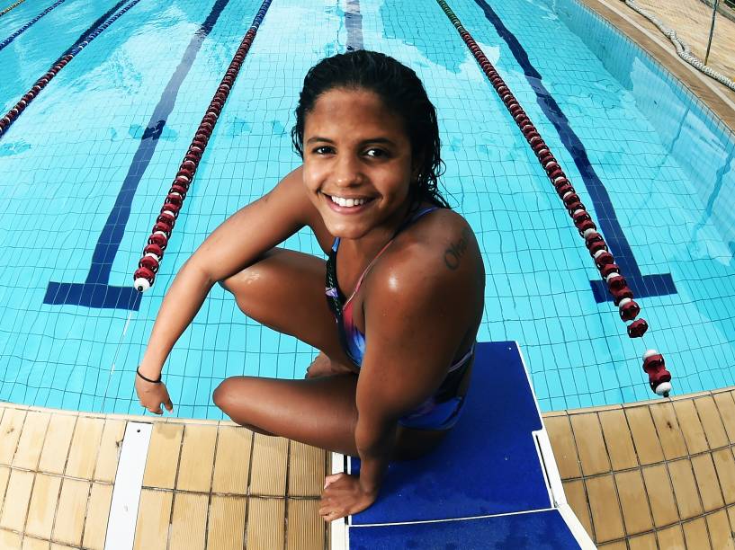 Etiene Medeiros durante treino no Sesi-SP Vila Leopoldina