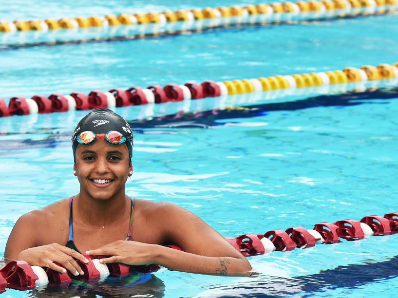 Etiene Medeiros durante treino no Sesi-SP Vila Leopoldina