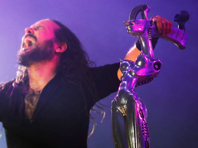 Apresentação da banda Korn no segundo dia do Rock in Rio 2015
