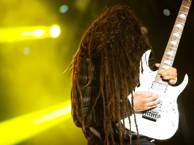Apresentação da banda Korn no segundo dia do Rock in Rio 2015