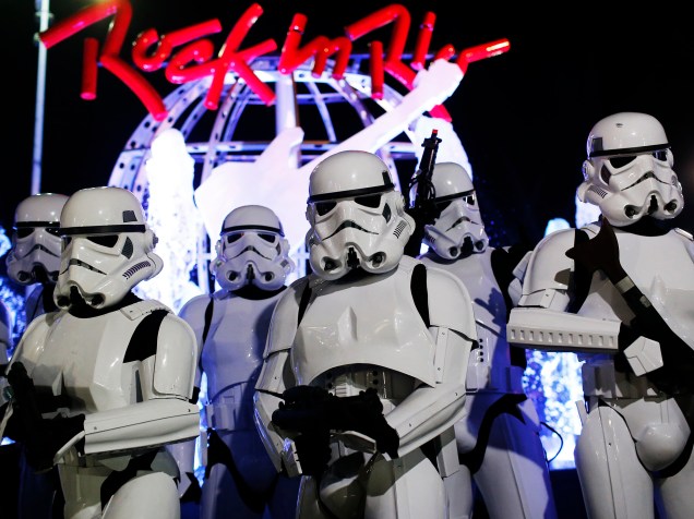 Promoção do filme Star Wars 7 no Rock in Rio 2015