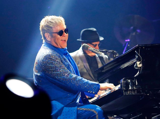 Show do cantor britânico Elton John no Palco Mundo no terceiro dia de Rock in Rio 2015