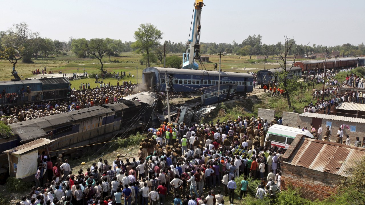 O acidente aconteceu no estado indiano de Uttar Pradesh