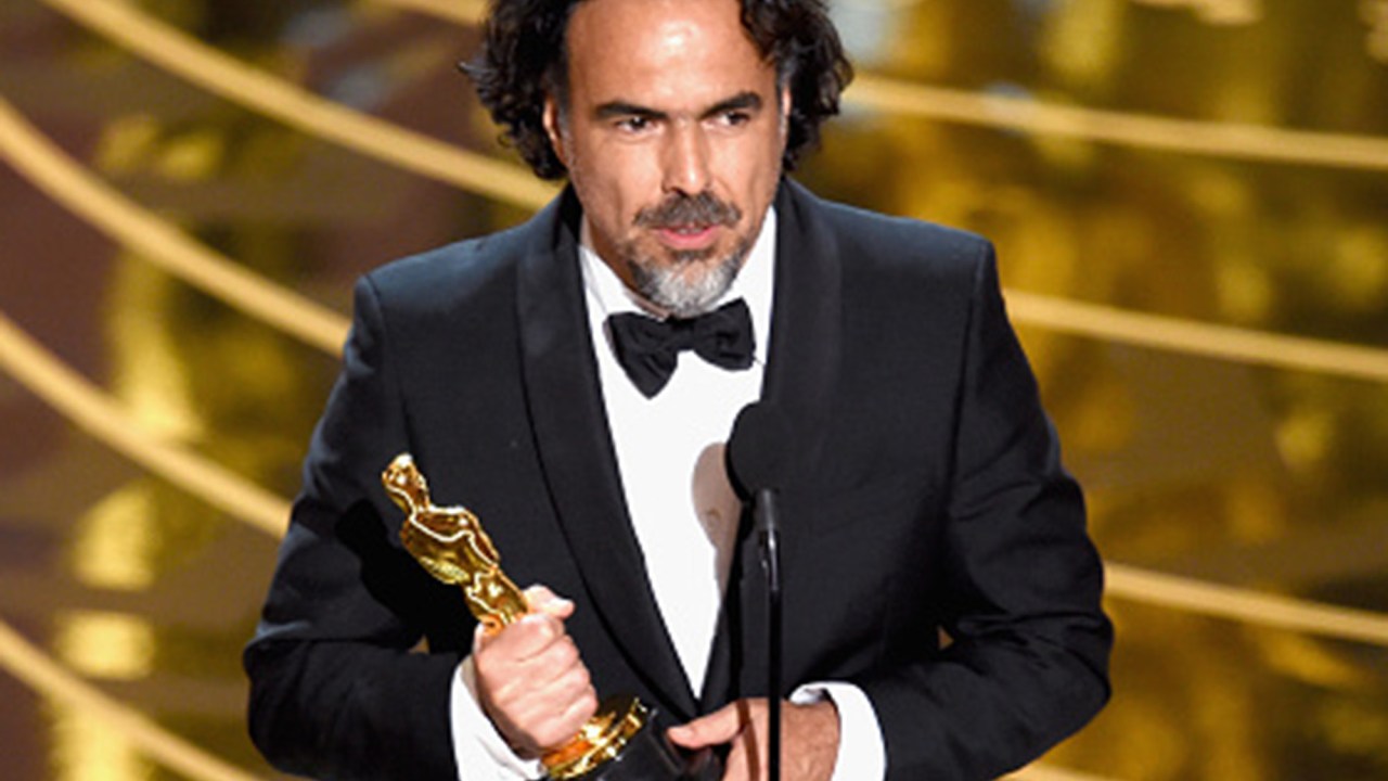 Alejandro Iñárritu no Oscar 2016 no Teatro Dolby, em Los Angeles