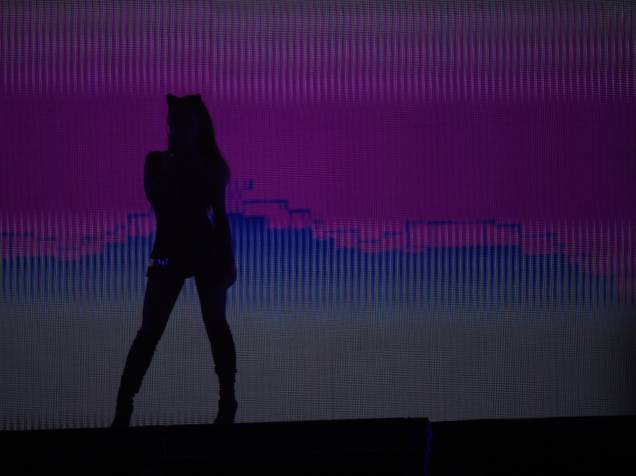 Ariana Grande em sua primeira apresentação no Brasil, no Allianz Parque, em São Paulo