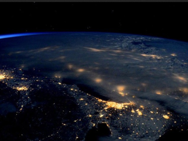 <p>Fotos da grande nevasca que atinge a região leste dos EUA tiradas da Estação Espacial Internacional (ISS)</p>