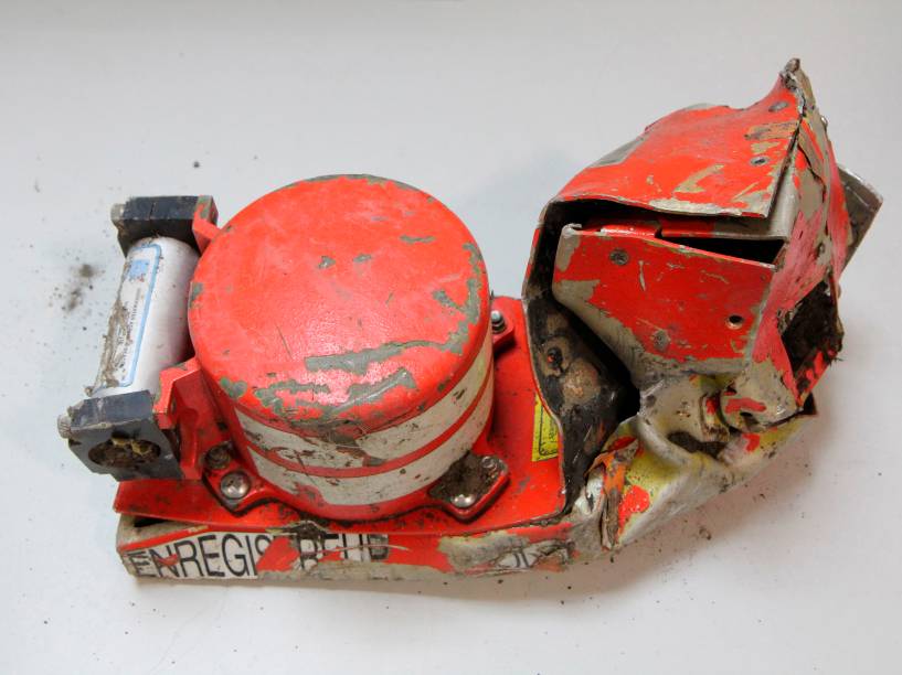 <p>Caixa-preta do Airbus A320 da Germanwings</p>