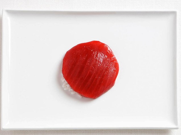 Bandeira do Japão: Atum e arroz