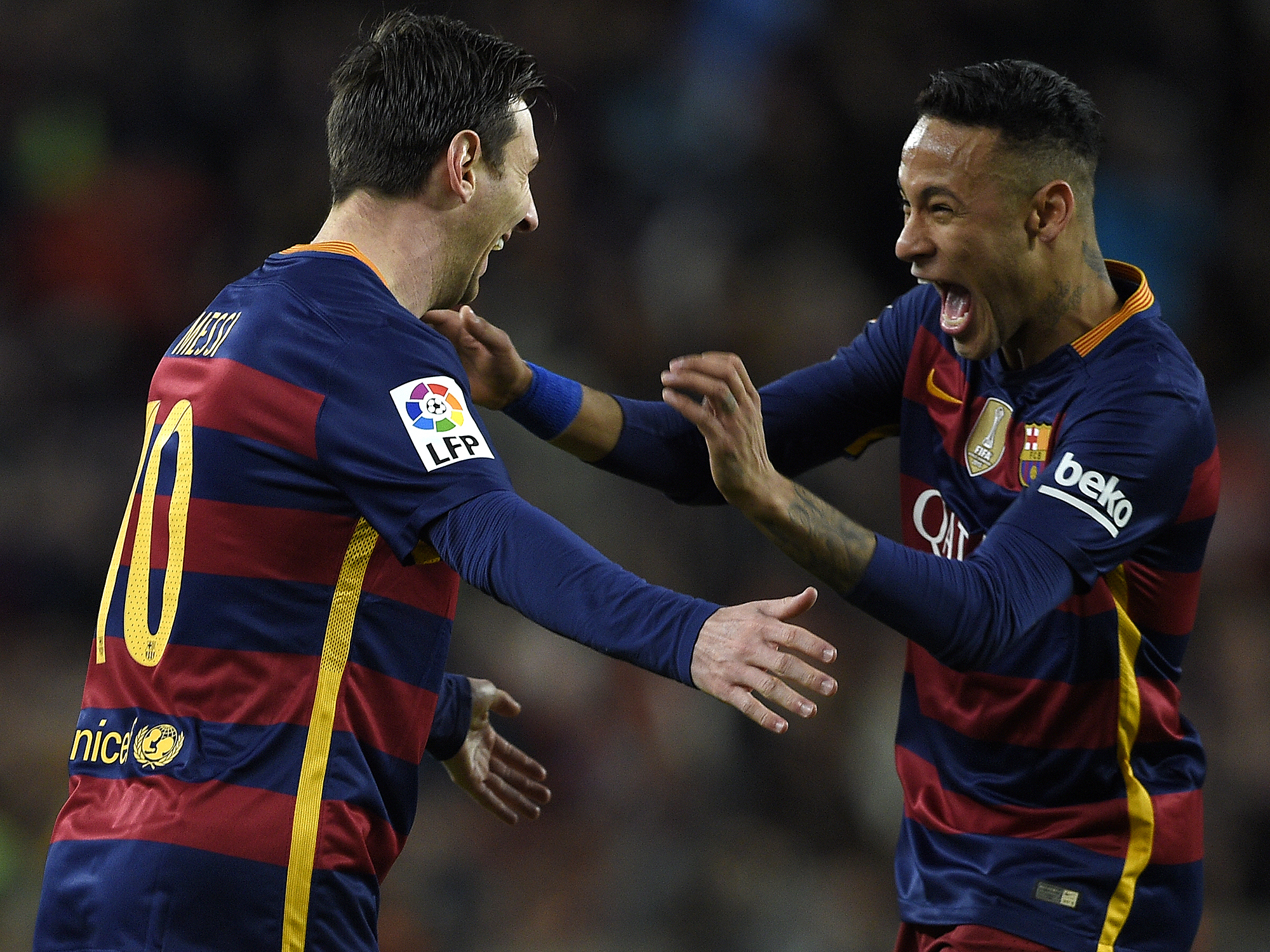 Messi e Neymar marcaram novamente, mas neste domingo o show foi de Luis Suárez