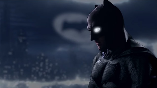 Ben Affleck como Batman em Batman vs Superman: A Origem da Justiça, previsto para março de 2016