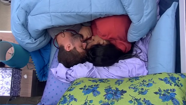 Rafael e Talita, protagonistas do primeiro beijo do BBB15