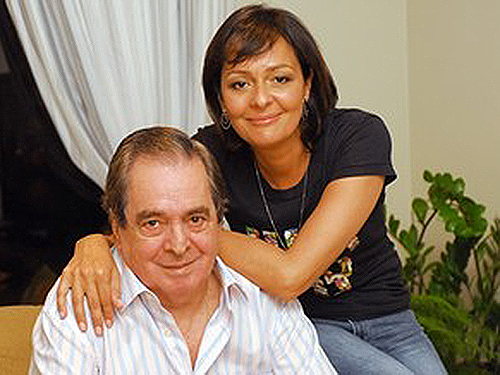 Edmara Barbosa e seu pai, Benedito Ruy Barbosa