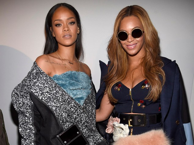 Cantoras Rihanna e Beyoncé