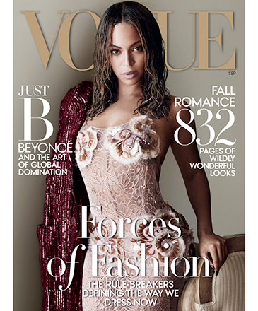 Ensaio fotográfico de Beyoncé para "Vogue"