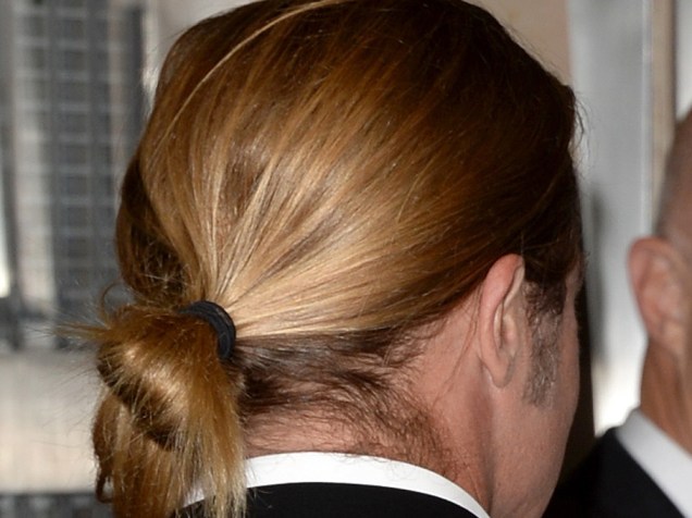 O cabelo de Brad Pitt<br>