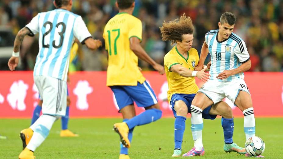 Brasil e Argentina se enfrentam pelo Superclássico das Américas, no Ninho do Pássaro, em Pequim