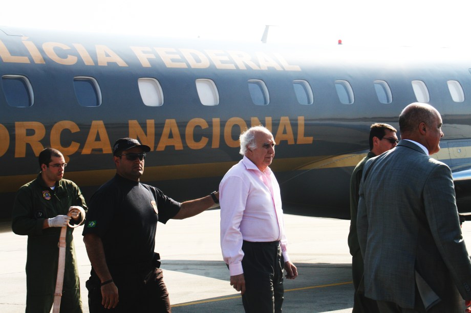 Roger Abdelmassih na chegada ao Aeoroporto de Congonhas em São Paulo 