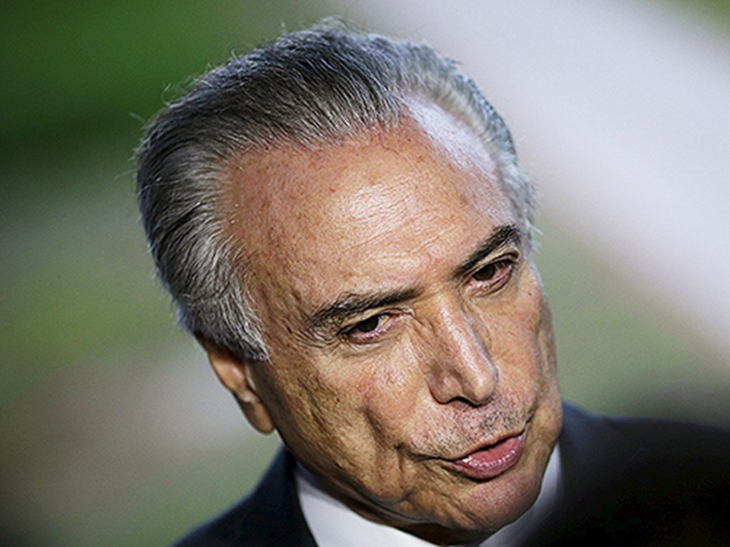 O vice-presidente da República, Michel Temer, concede entrevista coletiva em Brasília (DF) - 11/04/2016