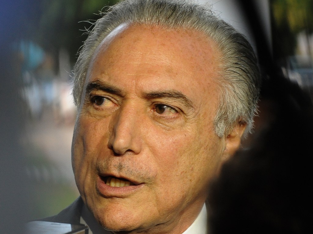 O vice-presidente da República, Michel Temer, concede entrevista coletiva em Brasília (DF) - 11/04/2016