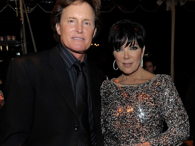 Bruce Jenner com a ex-esposa, Kris Jenner, em 2010