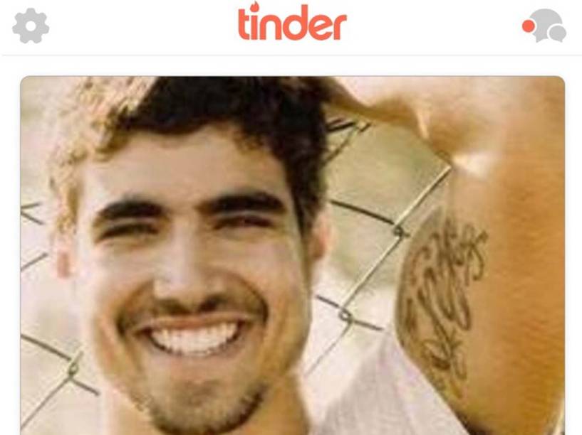Perfil de Caio Castro no Tinder