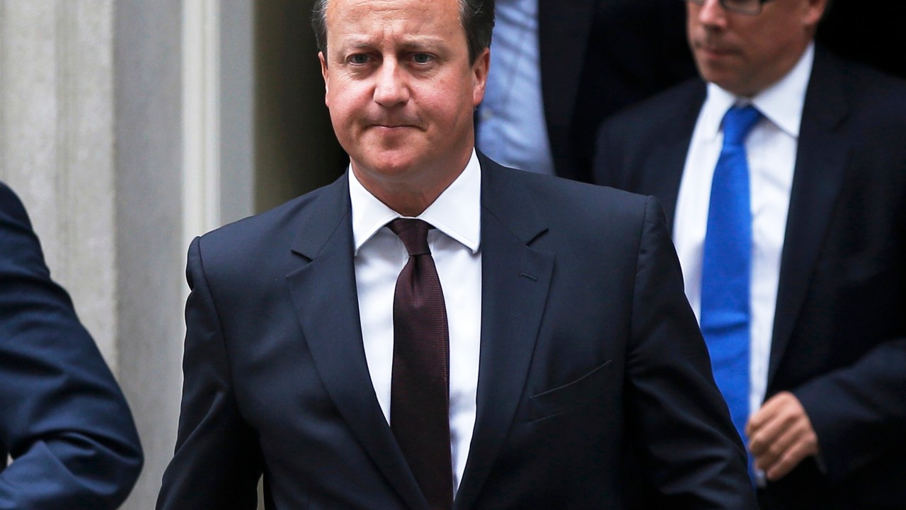 O primeiro-ministro britânico, David Cameron,que defendou participação do país em ataques aéreos na Síria
