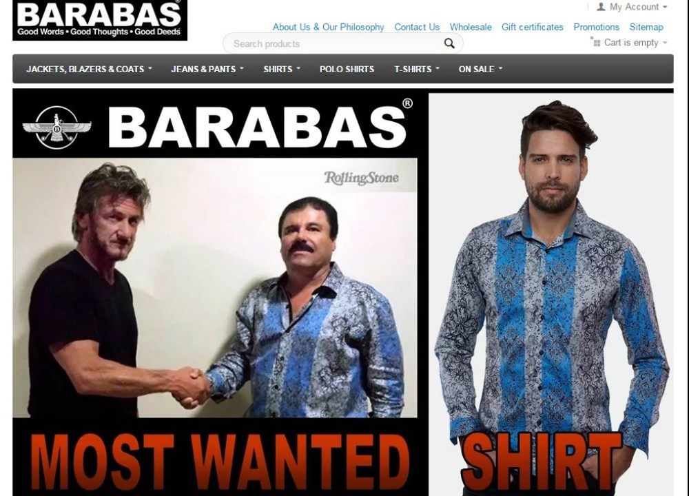 A espalhafatosa camisa do traficante "El Chapo" caiu no gosto dos hipsters