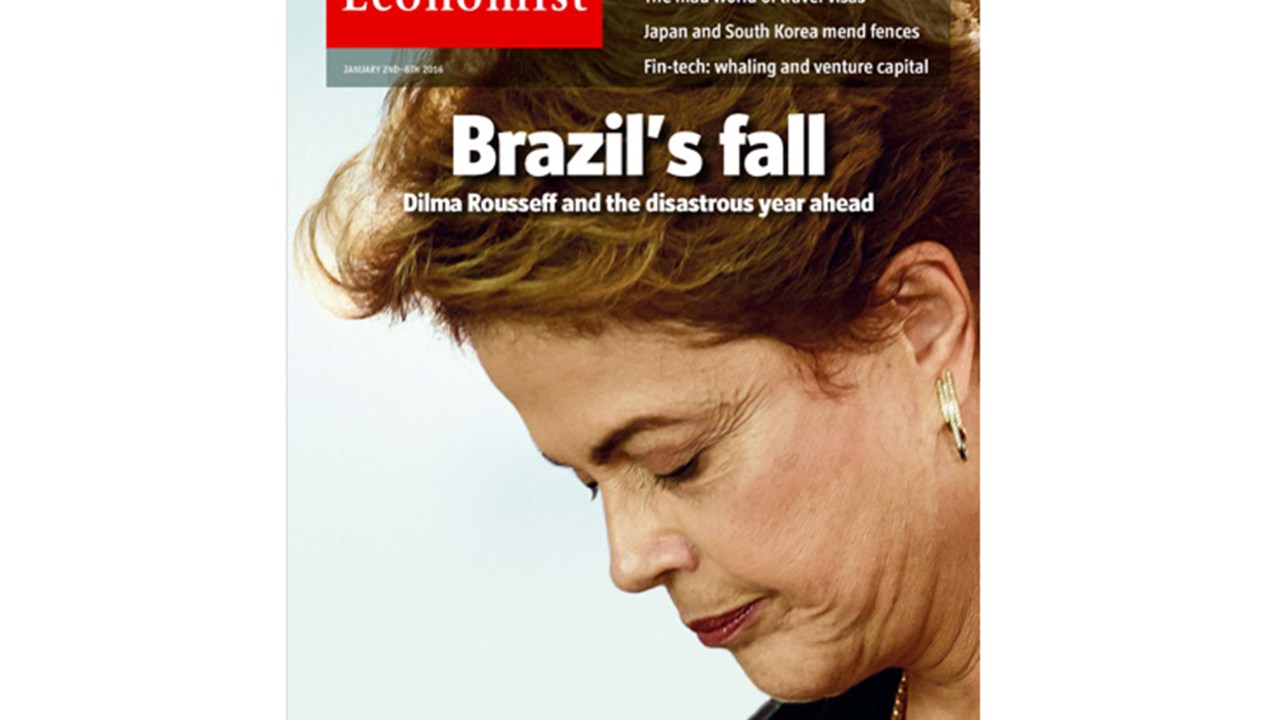 "Queda do Brasil" é o título da primeira reportagem de capa da revista britânica The Economist em 2016