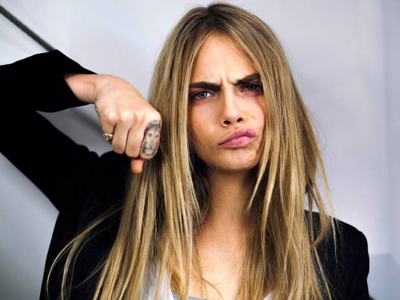 A atriz e top model Cara Delevingne