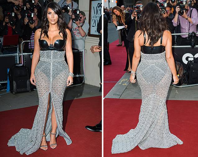 Em setembro deste ano, Kim Kardashian compareceu ao evento Homem do Ano pela revista GQ na Royal Opera House, em Londres
