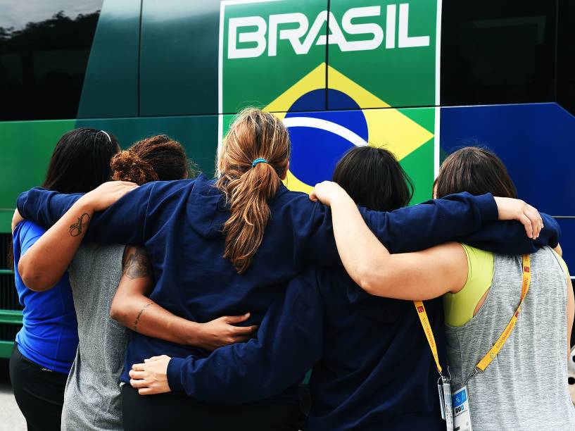 Centro de treinamento temporário do Time Brasil, situado nas instalações da Universidade de York em Toronto, Canadá