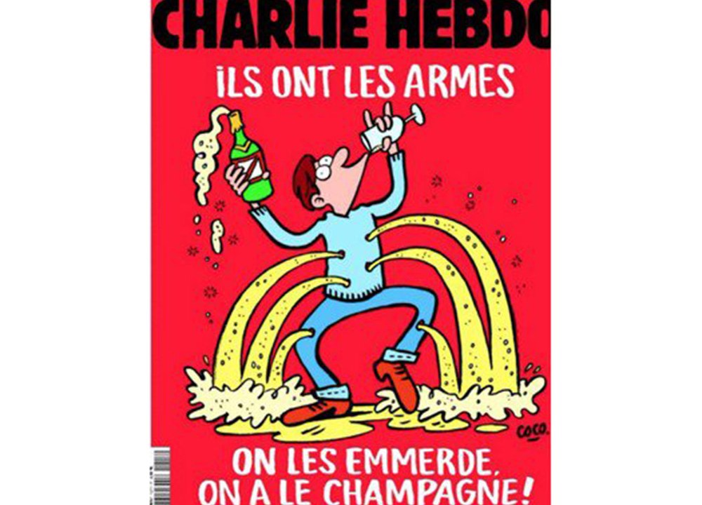 Capa do jornal Charlie Hebdo sobre os atentados em Paris