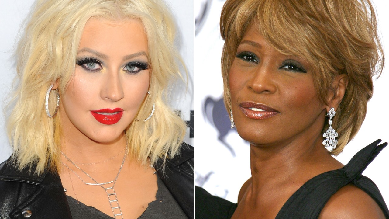 Christina Aguilera e Whitney Houston
