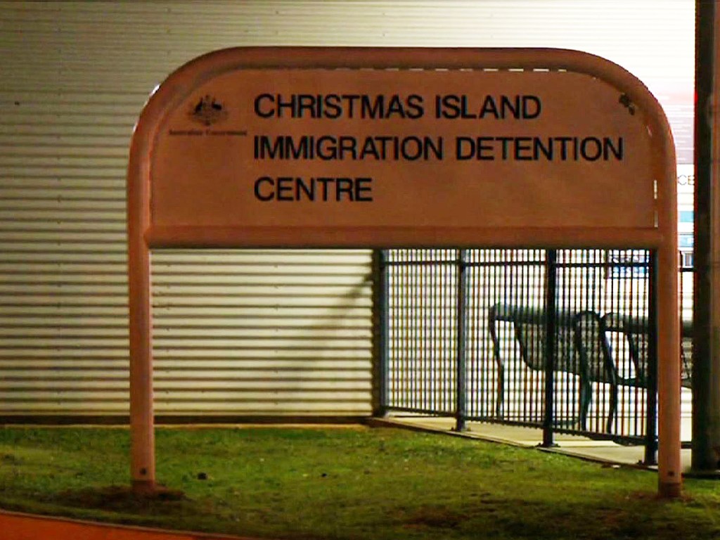 Centro de detenção de imigrantes na Ilha de Christmas, Austrália