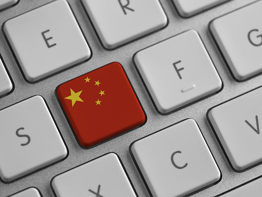 comunicacao-tecnologia-teclado-bandeira-china