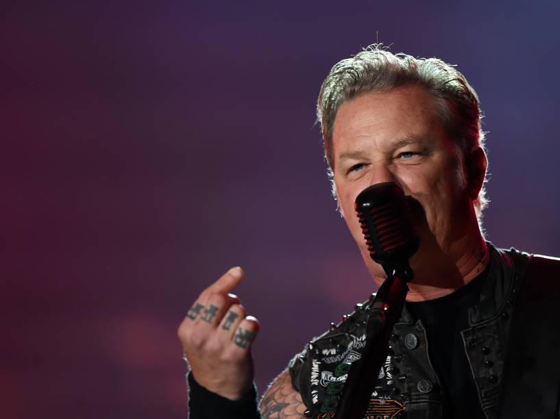 Apresentação da banda norte-americana Metallica no segundo dia do Rock in Rio 2015