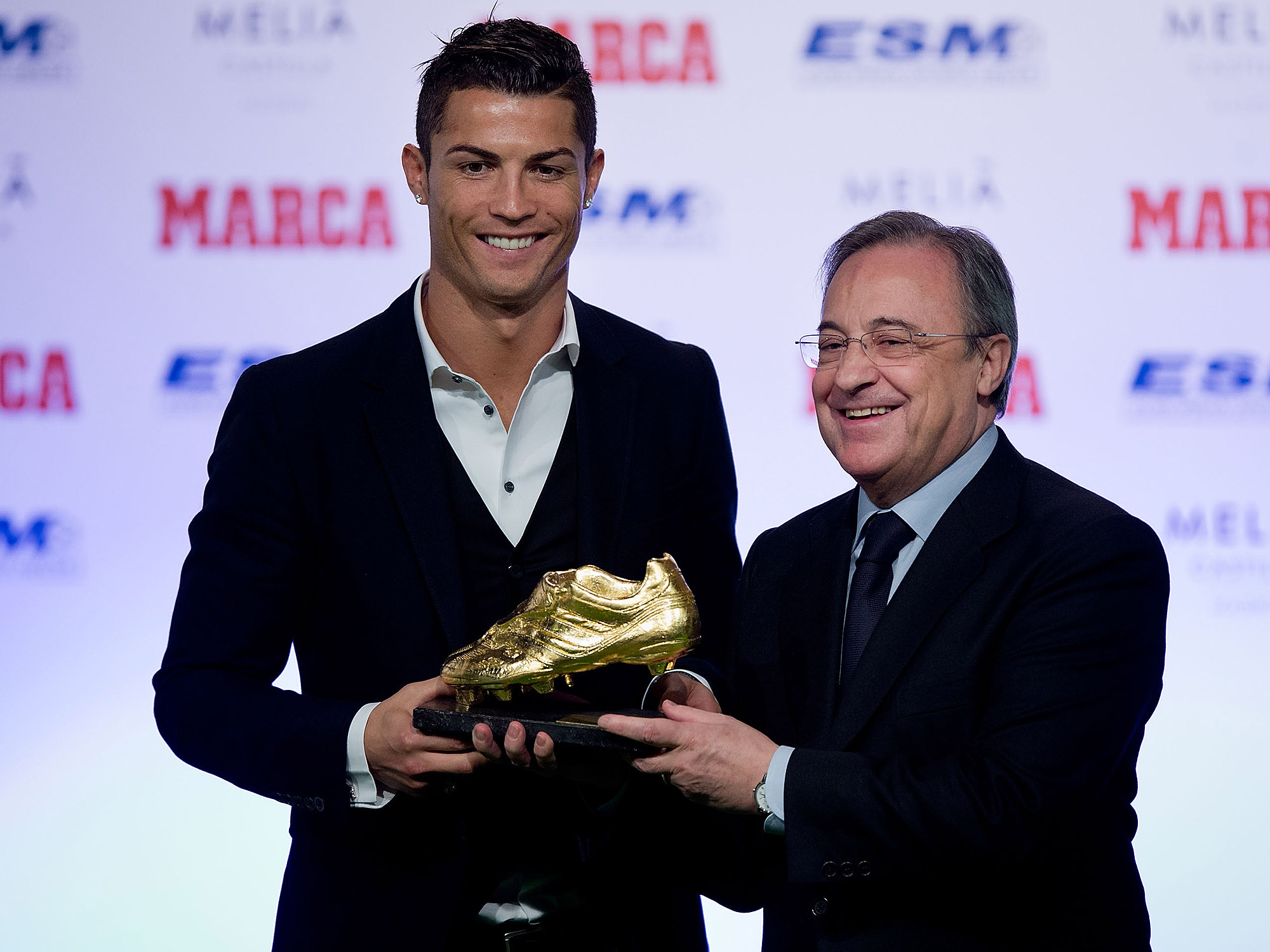 Cristiano Ronaldo e Florentino Pérez