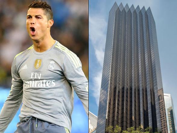 Cristiano Ronaldo adquiriu loft na Trump Tower, em Nova York