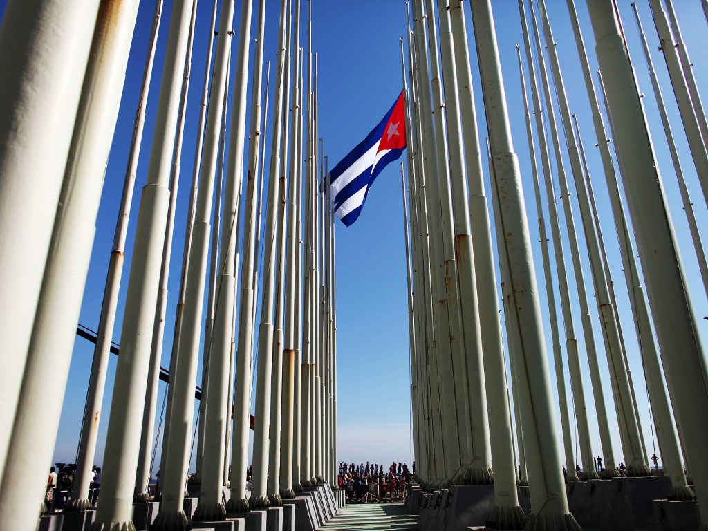 Reinauguração oficial da embaixada dos EUA em Havana (Cuba)