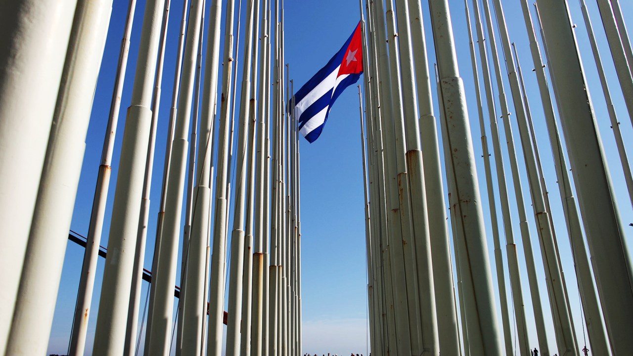 Reinauguração oficial da embaixada dos EUA em Havana (Cuba)